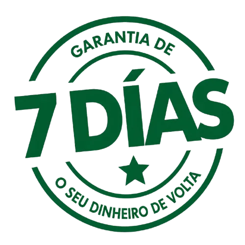 Selo de Garantia de 7 Dias - O Seu Dinheiro de Volta